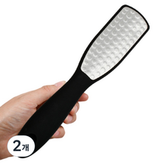 라델리 깔끔한 발각질제거기 납작줄 검은색, 500g, 2개, 1개입