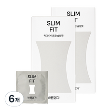 바른생각 슬림핏 콘돔, 12개입, 6개