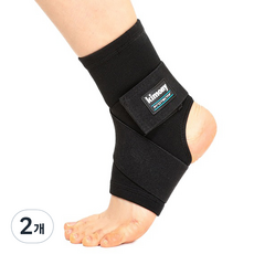 kimony 腳踝保護帶 2入, 黑色, 2個