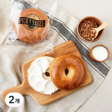 픽어베이글 플레인 베이글, 113g, 2개, 1개입