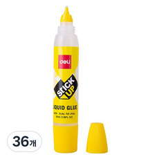 델리 양방향 다용도 투명 물풀 EA21310, 35ml, 36개