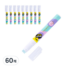 deLi 得力 馬卡龍細管膠棒 EA23810 隨機出貨, 2.6克, 60個