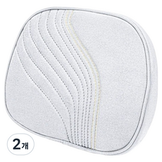 크로니클 전체 차량 호환 스웨이드 프로텍 차량용 머리쿠션, 문 그레이, 2개