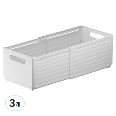 Maju Home 空間活用折疊式收納, 3個, 白色