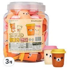 리락쿠마 텀블러 캔디 30p, 300g, 3개