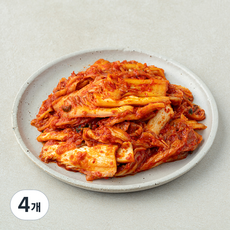 한울 왕애밥상 매운 실비김치, 1kg, 4개