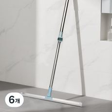 코멧 홈 180도 욕실 물기제거 2단 롱 스퀴지 밀대, 6개
