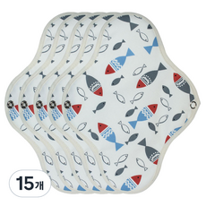 WIZLLY 布衛生棉 防水 迷彩紅, 中型/一般, 1入, 15個