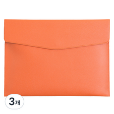 東亞PMS A4文件夾 軟皮手拿包, 3個, 橘色