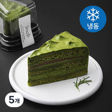 스노브 마차 조각 케이크 (냉동), 110g, 5개