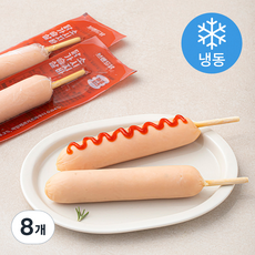 브랜드닭 닭가슴살 소시지바 매콤치즈 (냉동), 70g, 8개