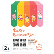 Uadakteo 綜合維他命軟糖 4入, 2個, 302.4g