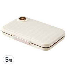 Richisalbong 旅行必備品 多種尺寸 攜帶式藥盒 L(23 x 15 x 3.5 cm), 5個