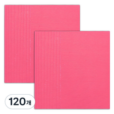 마다꾸미 컬러 골판지, 23 핑크, 120개