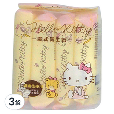Hello Kitty 凱蒂貓 濕式衛生紙 20抽, 16包, 3袋