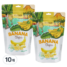 LAFOOCO 香蕉片, 100g, 10個
