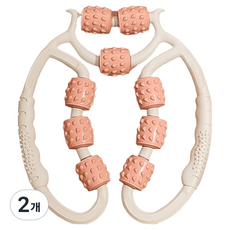 Hataesmall 簡易按摩滾輪, 2個, 橘色