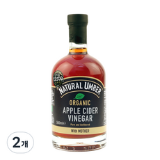 琥珀色蘋果醋, 500ml, 2個