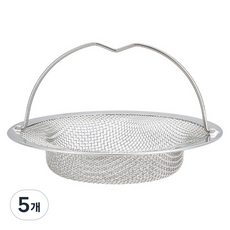 존글로벌 손잡이 스텐 배수구망 8cm, 5개