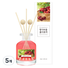 향기마을 실내용 홈 디퓨저, 블랙체리, 150ml, 5개