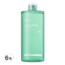 닥터지 약산성 클렌징 워터, 490ml, 6개
