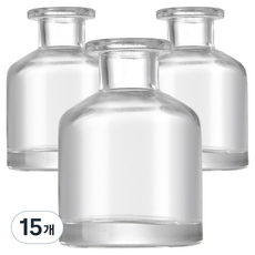 꼬까 시약병 디퓨저 용기, 투명, 100ml, 15개