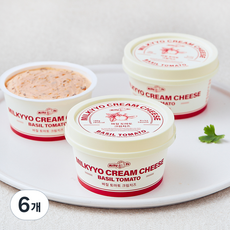밀키요 크림치즈 바질토마토, 100g, 6개, 1개입