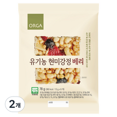올가홀푸드 유기농 현미강정 베리, 78g, 2개