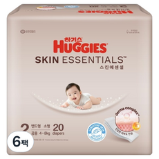 HUGGIES 好奇 Skin Essentials黏貼型尿布, 第2階段, 120片