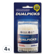 Clean Dental雙頭牙間刷, 300件, 4個