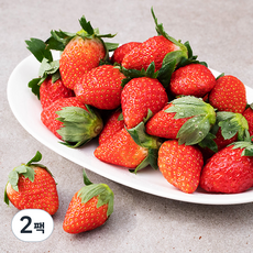 새벽경매 상큼한 죽향딸기, 500g, 2팩