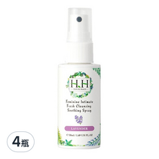 HH 草本新淨界 私密潔淨舒緩噴霧 浪漫薰衣草, 50ml, 4件