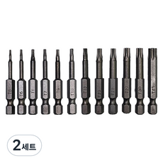 StanMan 六角柄磁性星形起子頭 50mm x 12件組, 2套