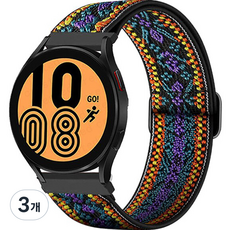 ITS LIFE Watch Standard Galaxy Watch 民族風圖案運動錶帶 20mm, 非洲風