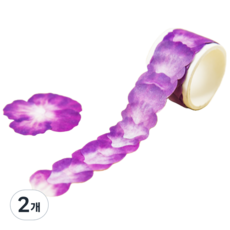 Futuro Lab 拼貼花瓣堆疊膠帶 30 x 30 mm 80p, 紫色, 2個