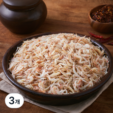 어부심 국내산 생물 동백하 김장용새우, 3개, 1kg