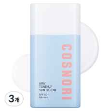 코스노리 에어리 톤업 선세럼 SPF50+ PA++++, 50ml, 3개