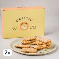 브로드카세 고소한 아몬드 쿠키, 180g, 1개입, 2개