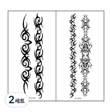 PARTY COSTUME 字母紋身貼紙套組, B-LD031, B-LD032, 2套