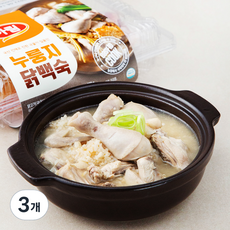 하림 누룽지 닭백숙 밀키트, 3개, 600g