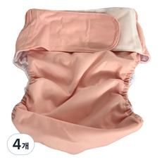 프리미엄 친환경 성인 천 기저귀 01 스킨, 1개입, 4개