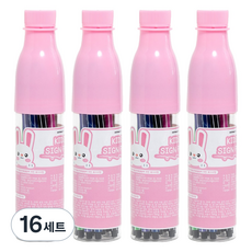 민화샵 수성 사인펜 12종 세트, 핑크(UDPAT0041), 16세트