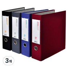 알파 웹D링바인더 3공 7cm AB949A-7 A4, 회색, 3개