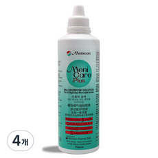 메니콘 메니케어 플러스 하드렌즈 드림렌즈 다목적 렌즈세정액, 4개, 250ml