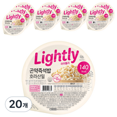 Lightly 碗裝蒟蒻即食飯 呼羅珊小麥, 20個, 140g