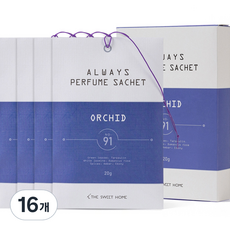 the Sweet Home Always 香氛袋 衣櫃芳香劑, 20g, 16個, 蘭花