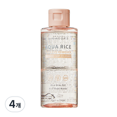 에스네이처 아쿠아 라이스 립 앤 아이 리무버, 145ml, 4개