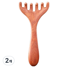 SIGNPOST 指壓刮痧按摩器 7 x 15 cm, 2個, 樺木 C型