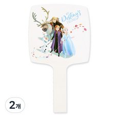 七星冰雪奇緣2方形手鏡對艾莎, 混色, 2個