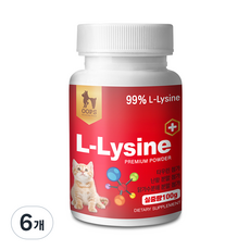 웁스 반려동물 플러스 영양제, 100g, 면역/항산화, 6개